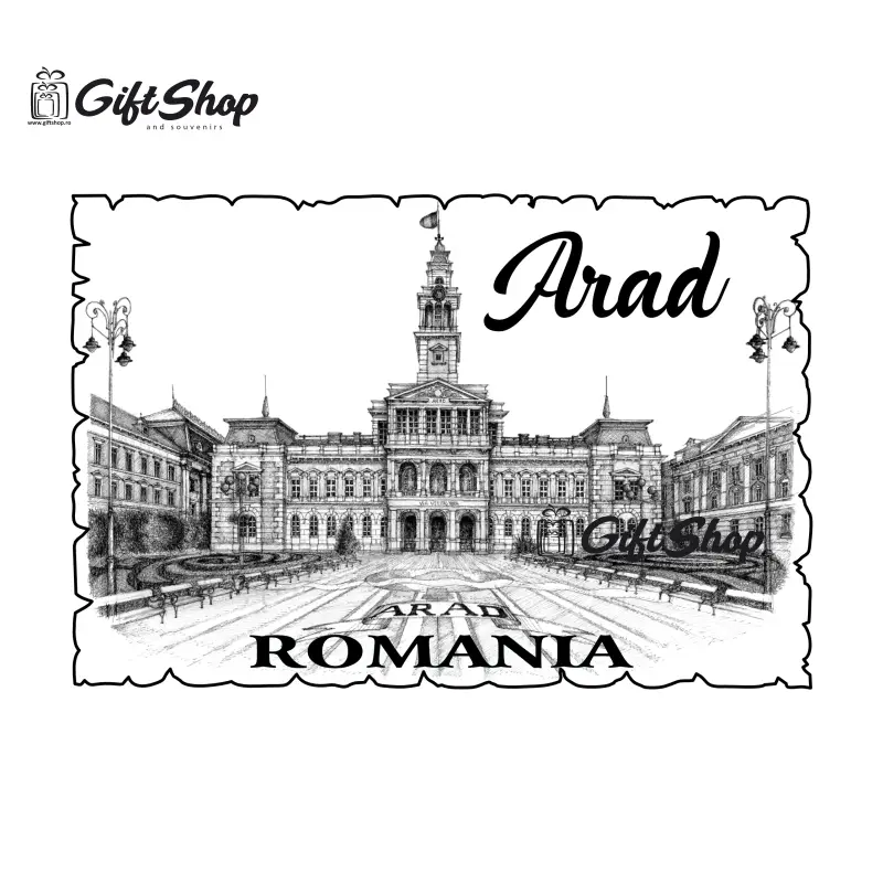 Arad romania, primaria, magnet frigider mgs092v